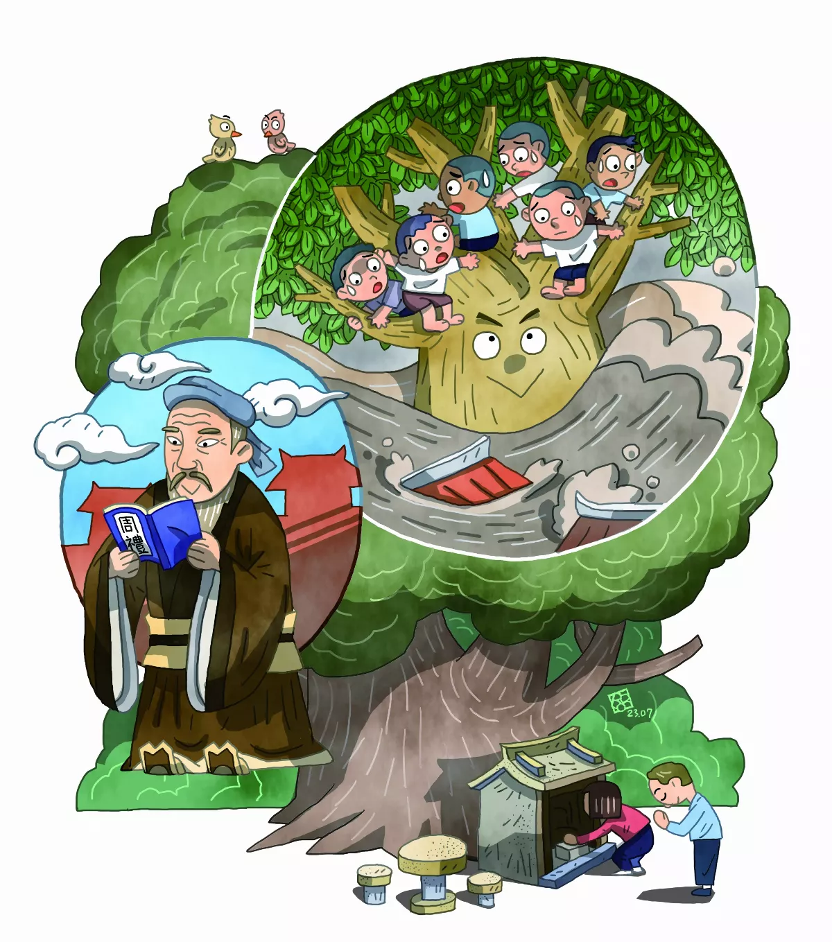 敬拜樹神 其來有自！