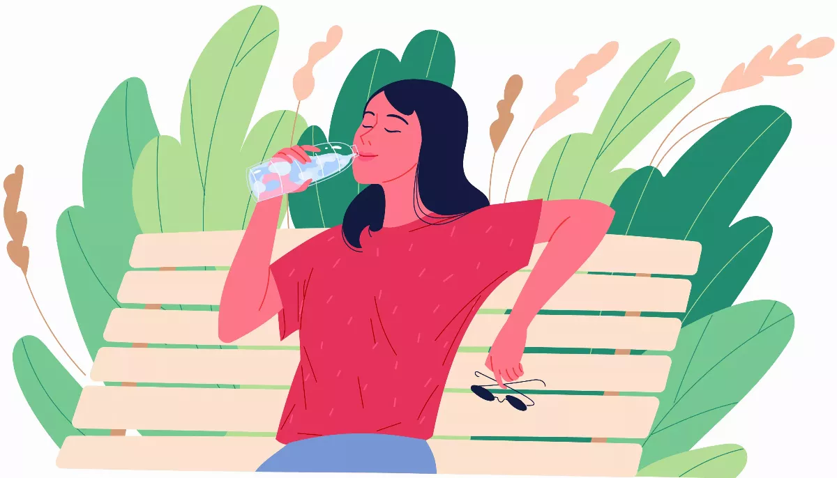 皮膚乾喝水有效？
