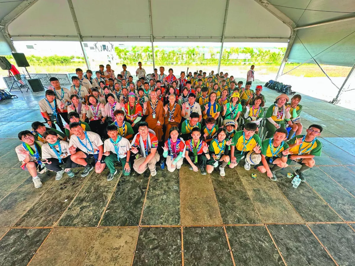 佛光童軍參加世界大露營  正能量傳三好