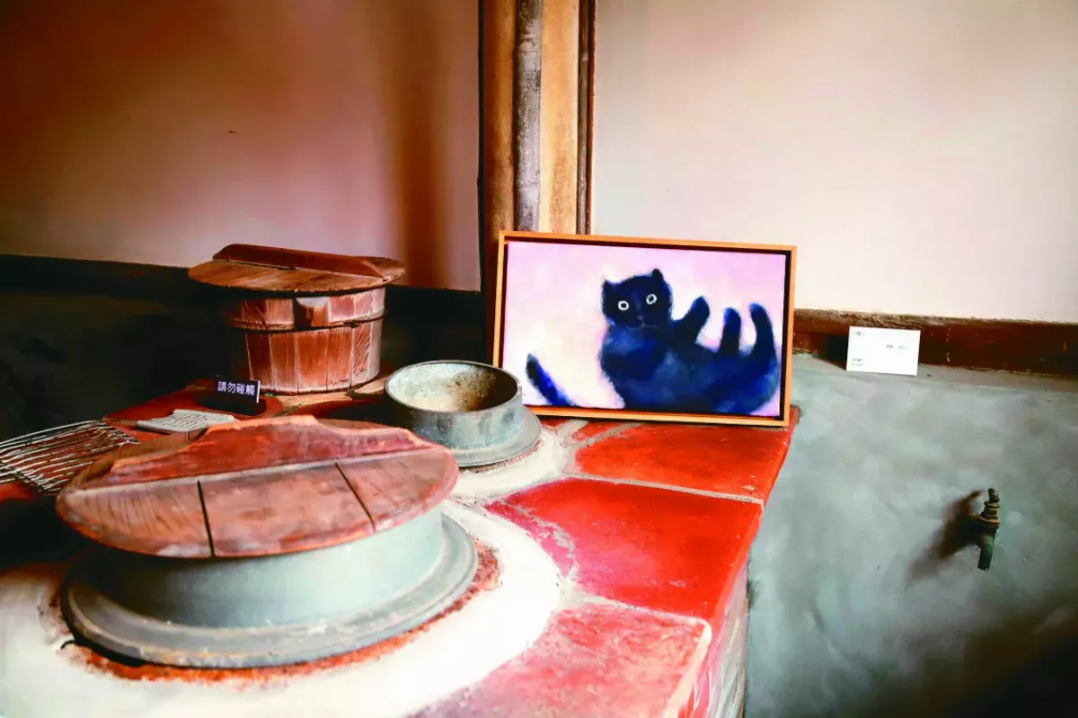 蔣勳障子紙創作 培桂堂展出