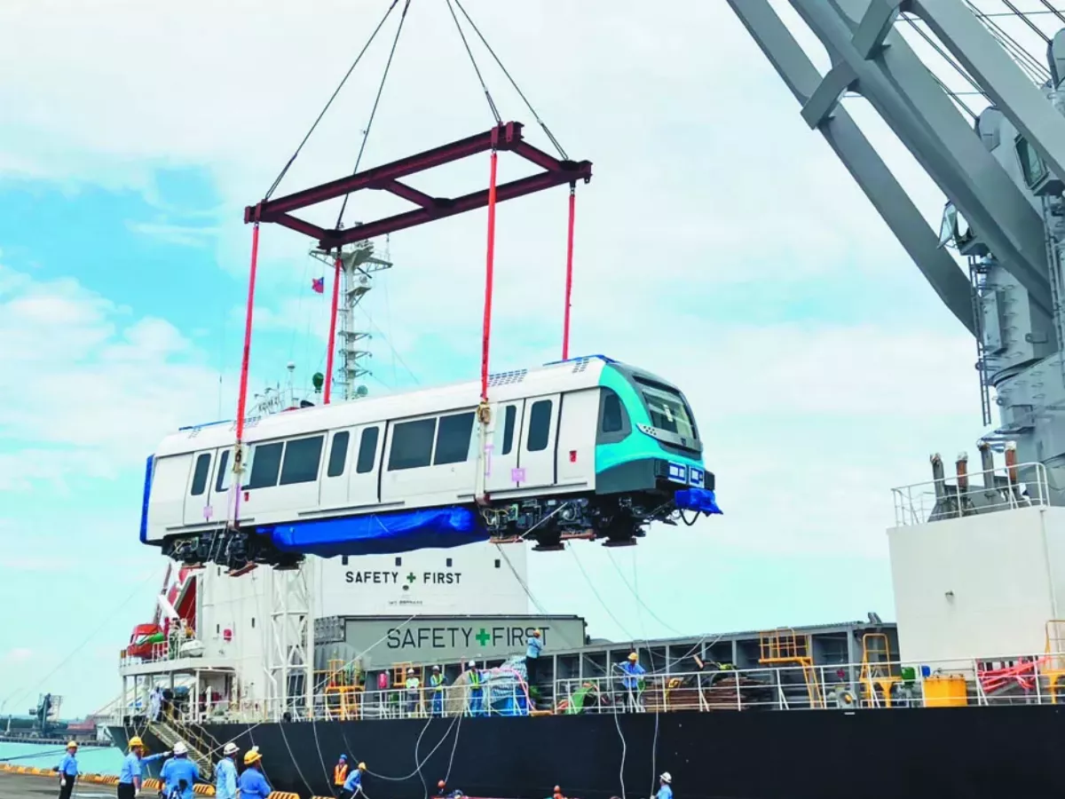 捷運三鶯線 首輛列車亮相