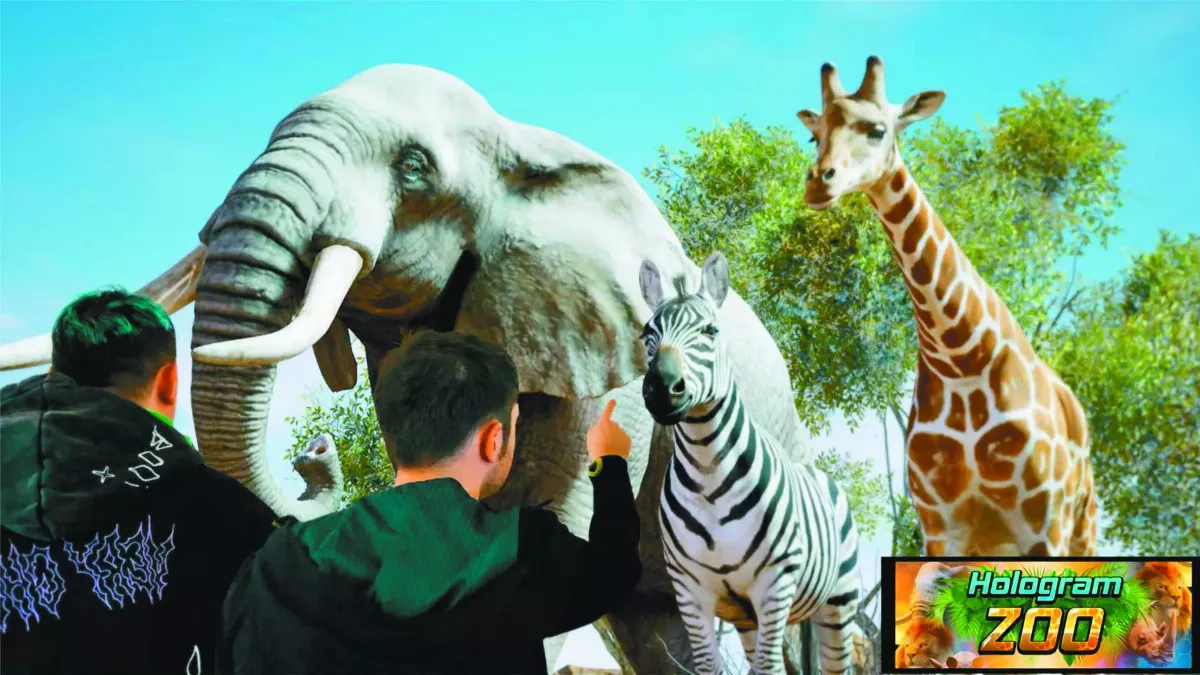 全球首家 3D 投影護生動物園