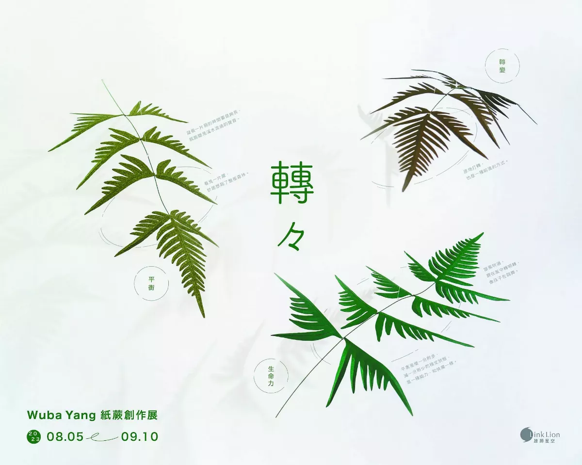 【展覽分享】轉轉—Wuba Yang紙蕨創作展 