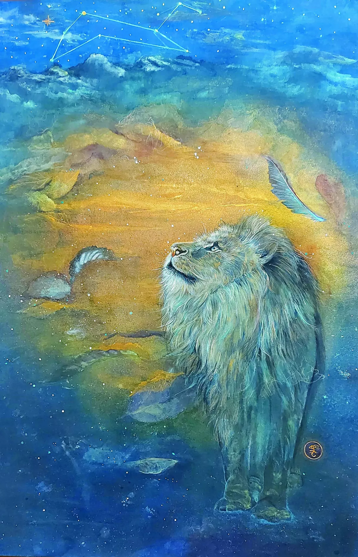 【寬鼎畫語】心有仰望之獅子