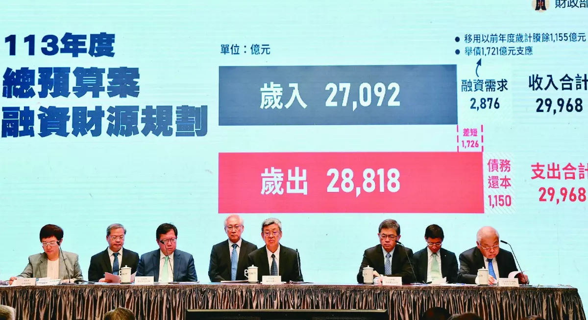 明年總預算 歲出歲入寫新高