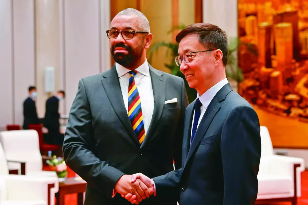 英外相訪中：清楚兩國歧異但尋求合作