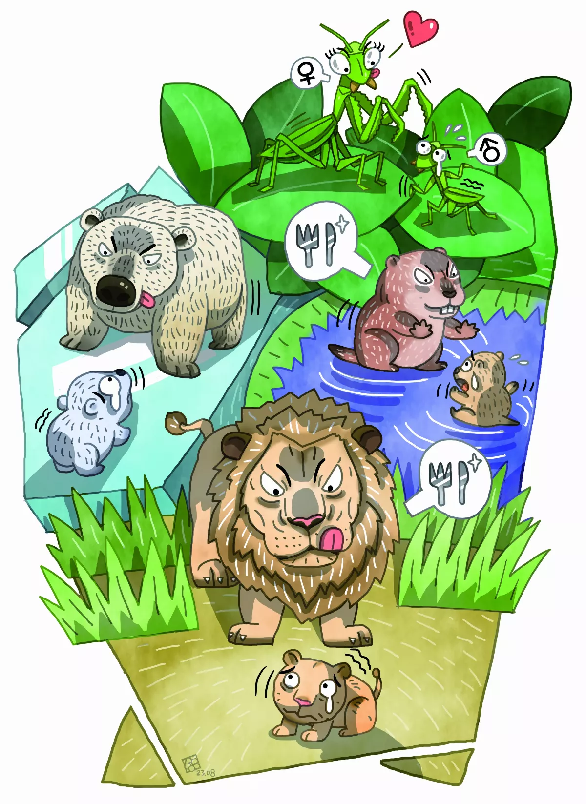為活下去 同類照樣吃下肚
