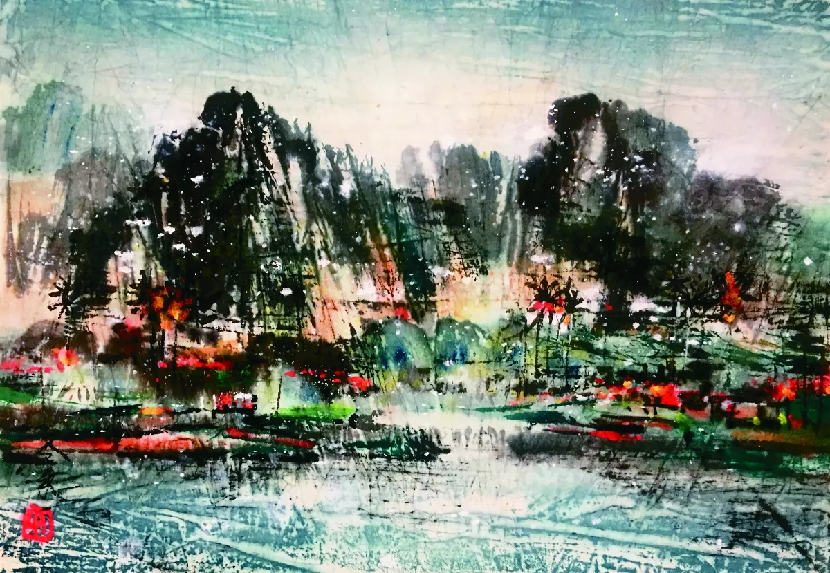 【藝之獨秀——緬懷莊金秀紀念展】 山明水秀