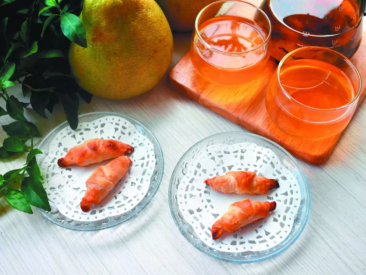 【逸饗蔬食】秋分柚吉祥