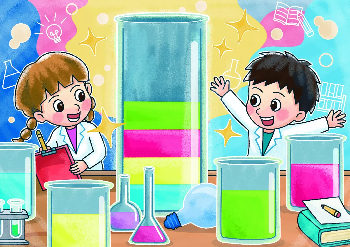 果汁飲料  漂亮分層