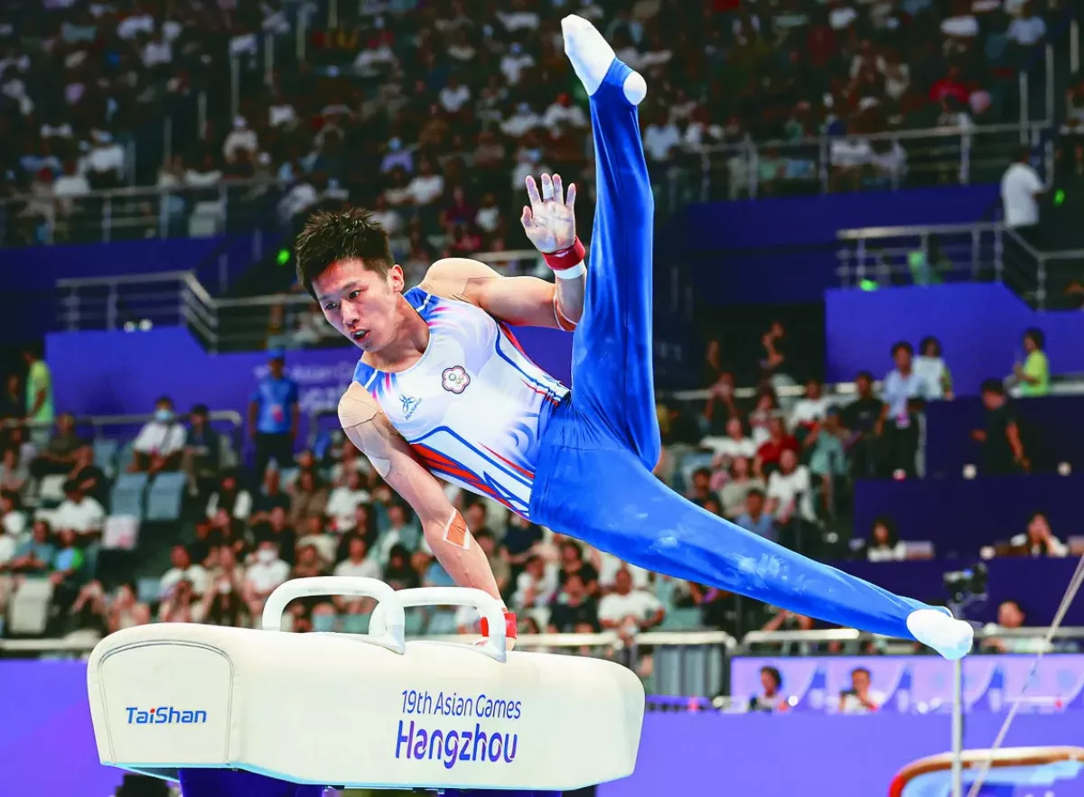 台灣第 1 人  李智凱亞運鞍馬 2 連霸