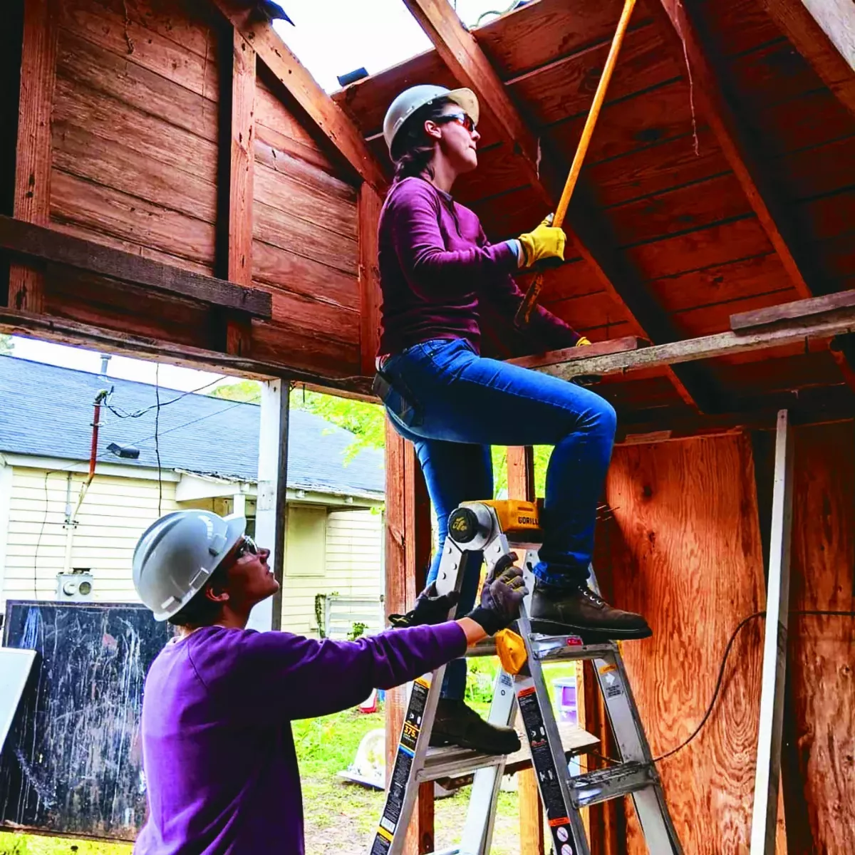 女力拆解老屋  打造綠建材