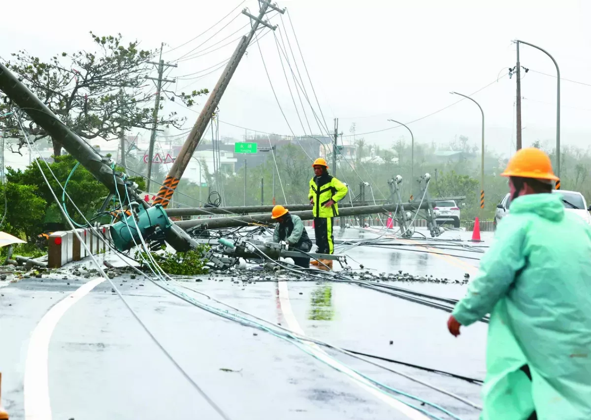 蘭嶼颳17級風 破台灣126年紀錄