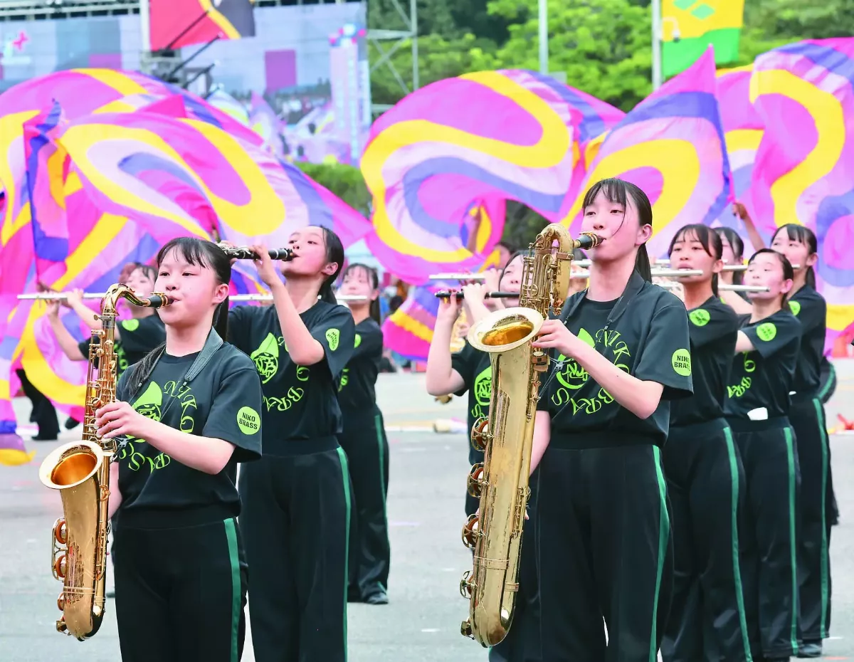 國慶彩排 翡翠騎士亮相