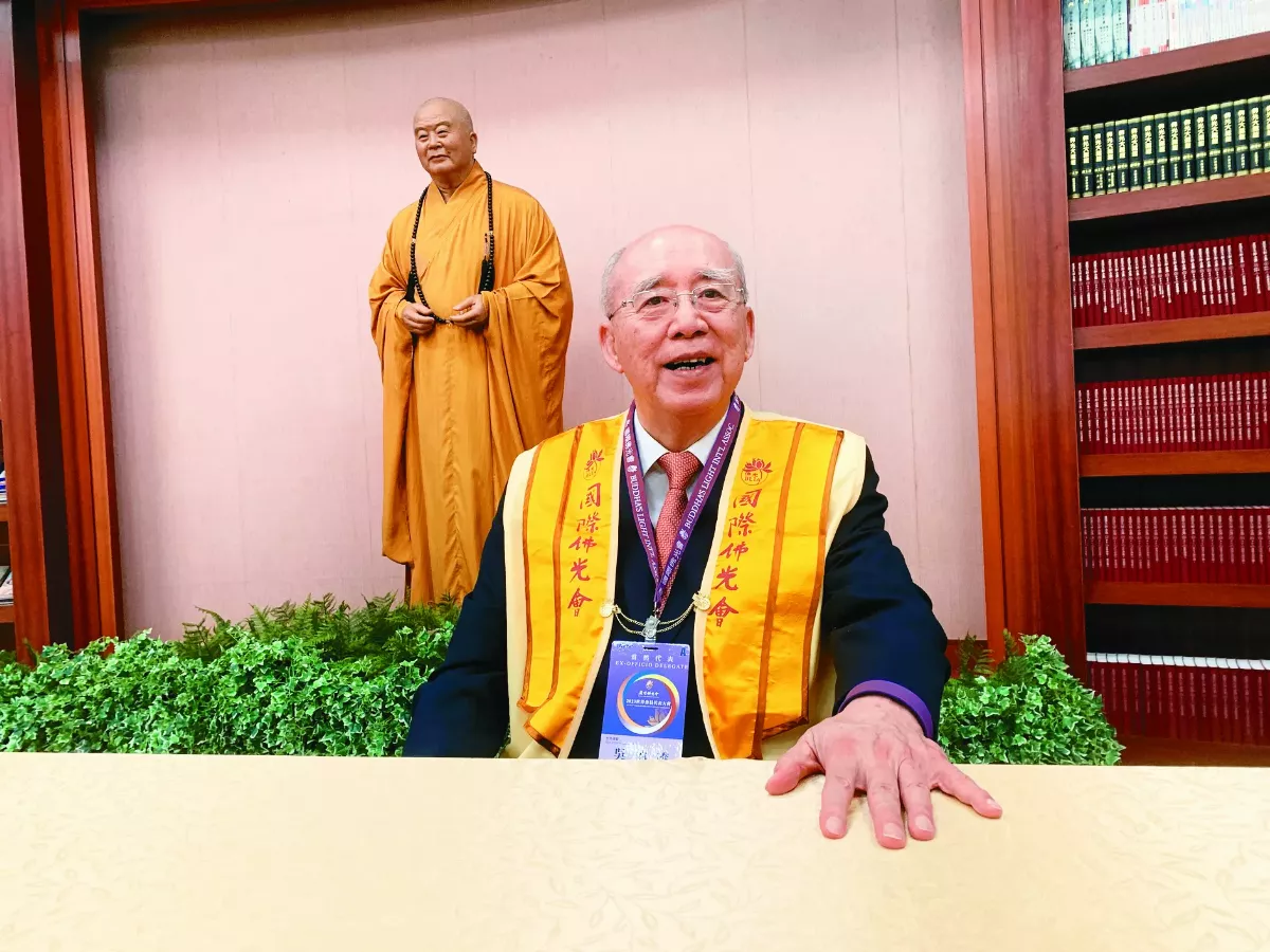  吳伯雄：佛光山制度領導 依教奉行