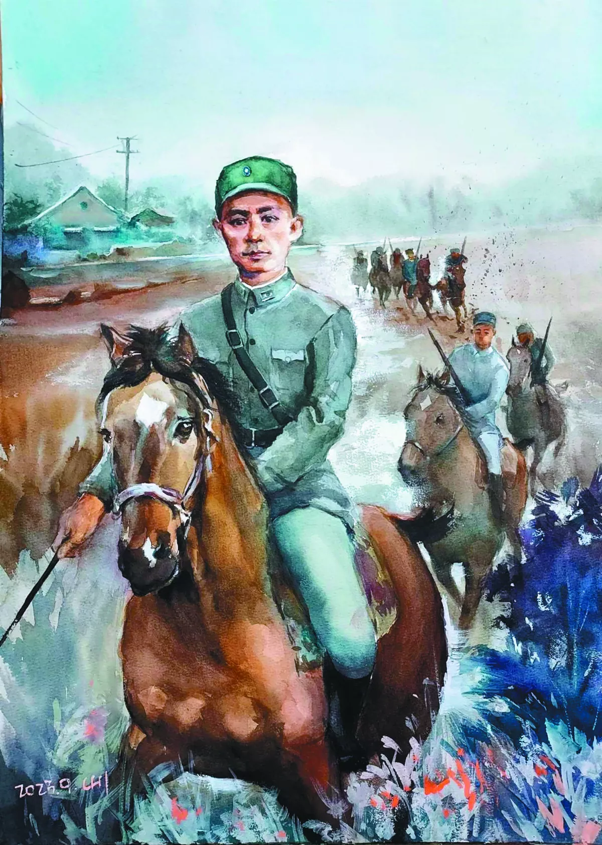 靠畫人像打賞 她單車環島18天