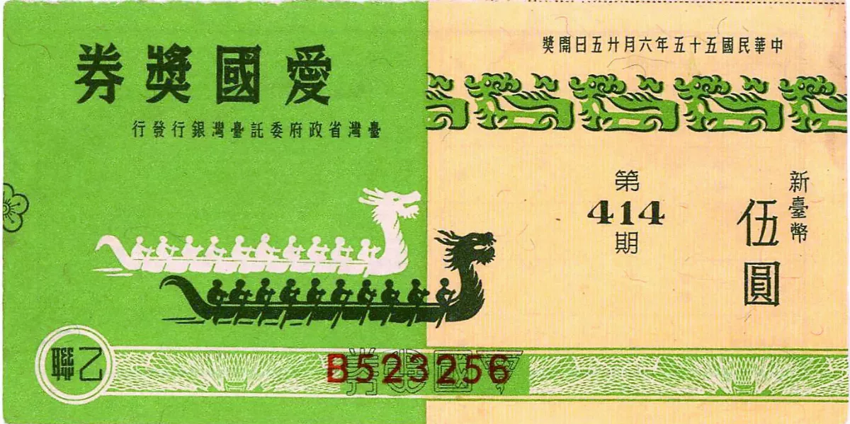 【歷史點滴】愛國獎券：一券在手，希望無窮（上）