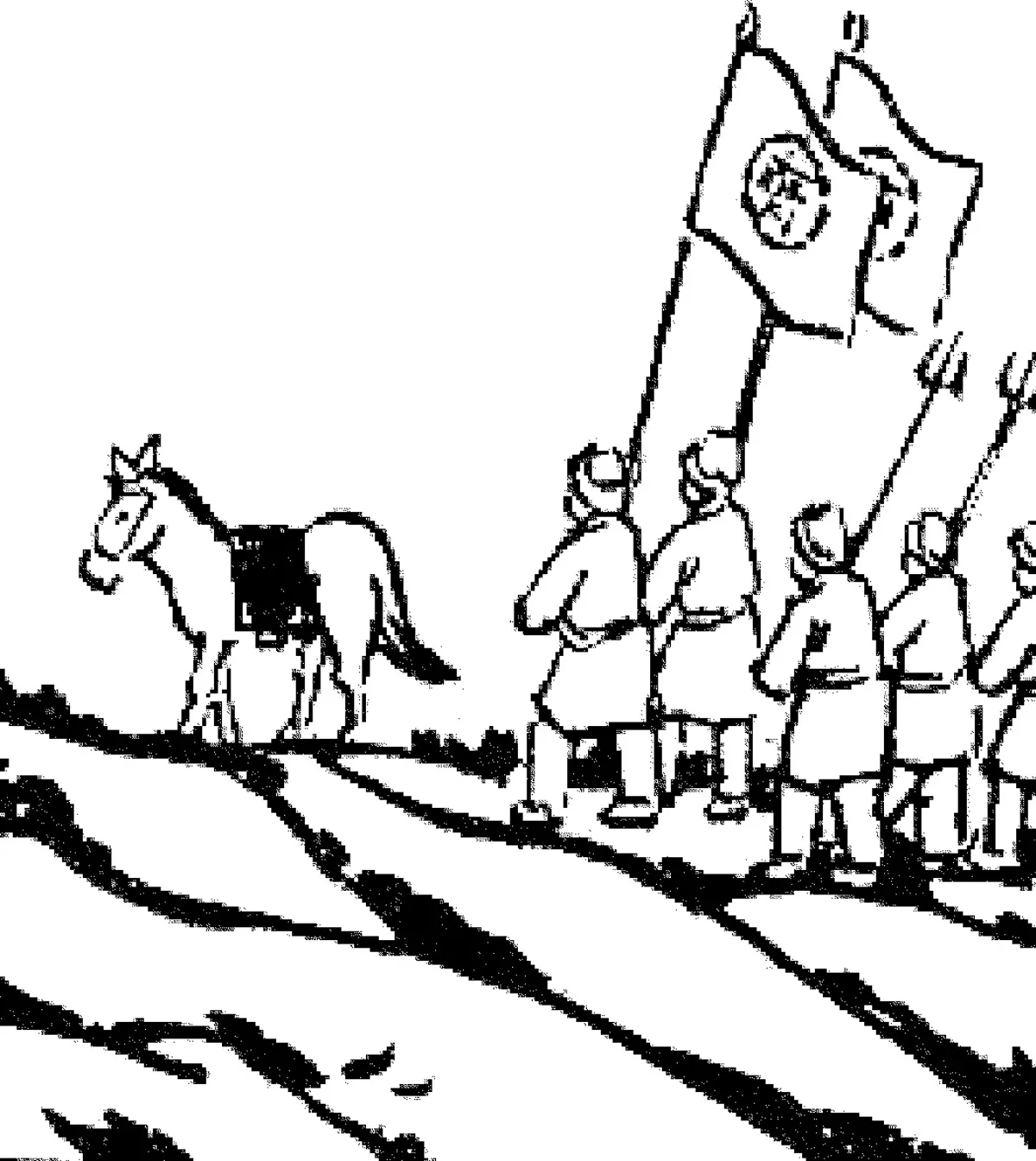 【護生畫集】老馬識途    