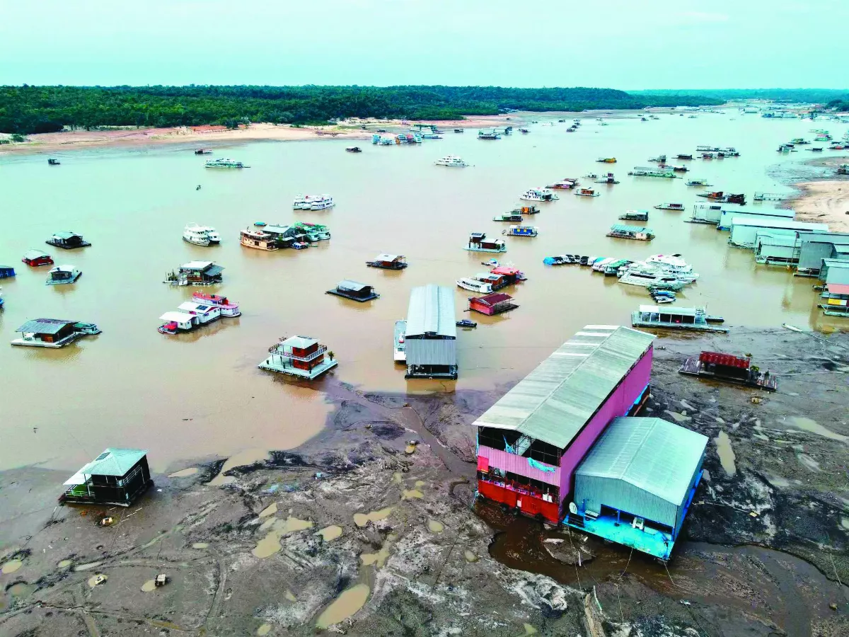 巴西亞馬遜支流 水位降至百年最低