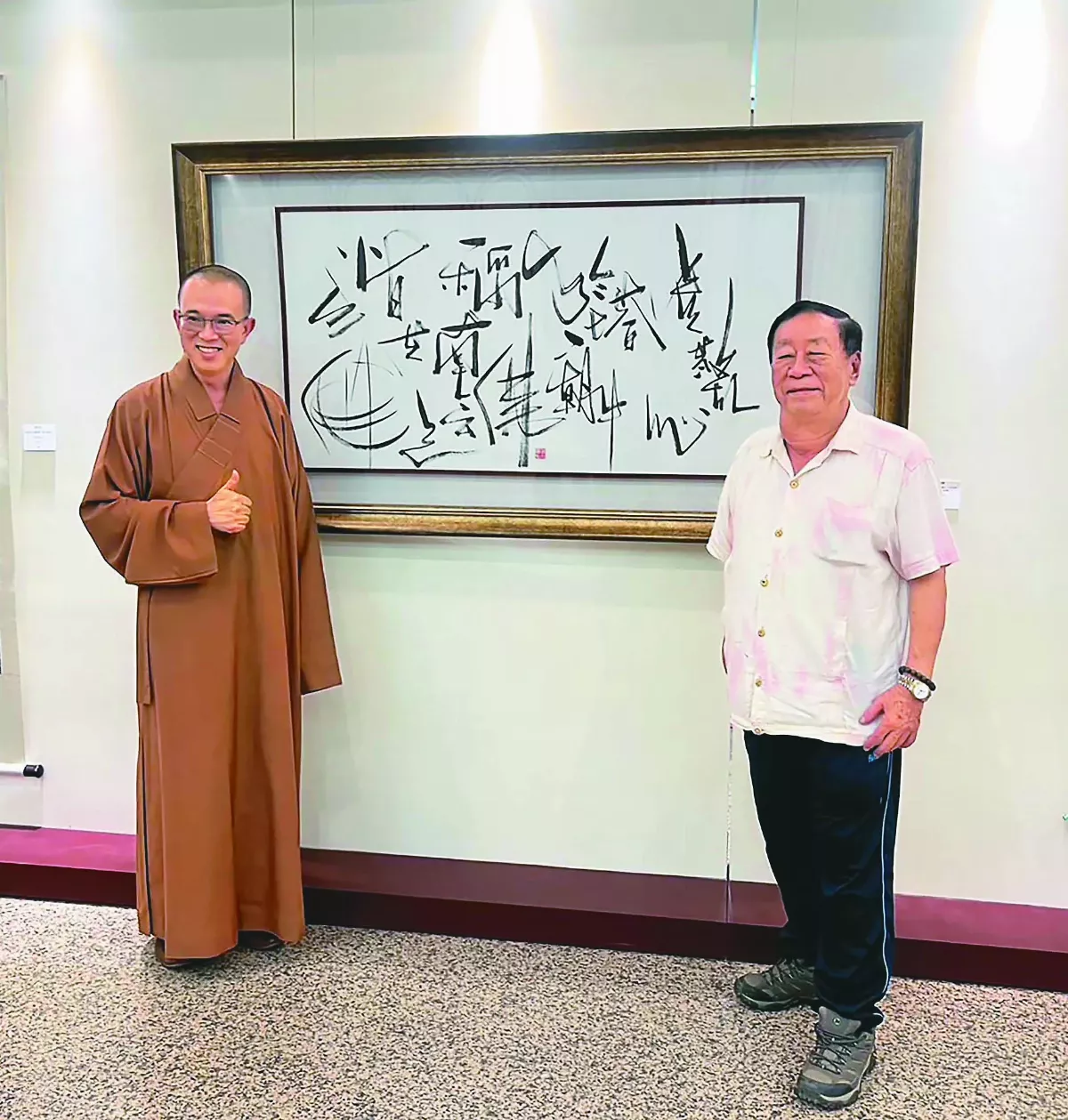 大千山海聯展 日光寺以藝術弘法