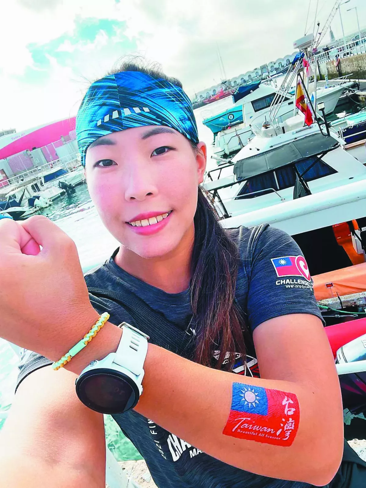 6小時16公里 台灣女子第 1 人 許汶而泳渡直布羅陀海峽