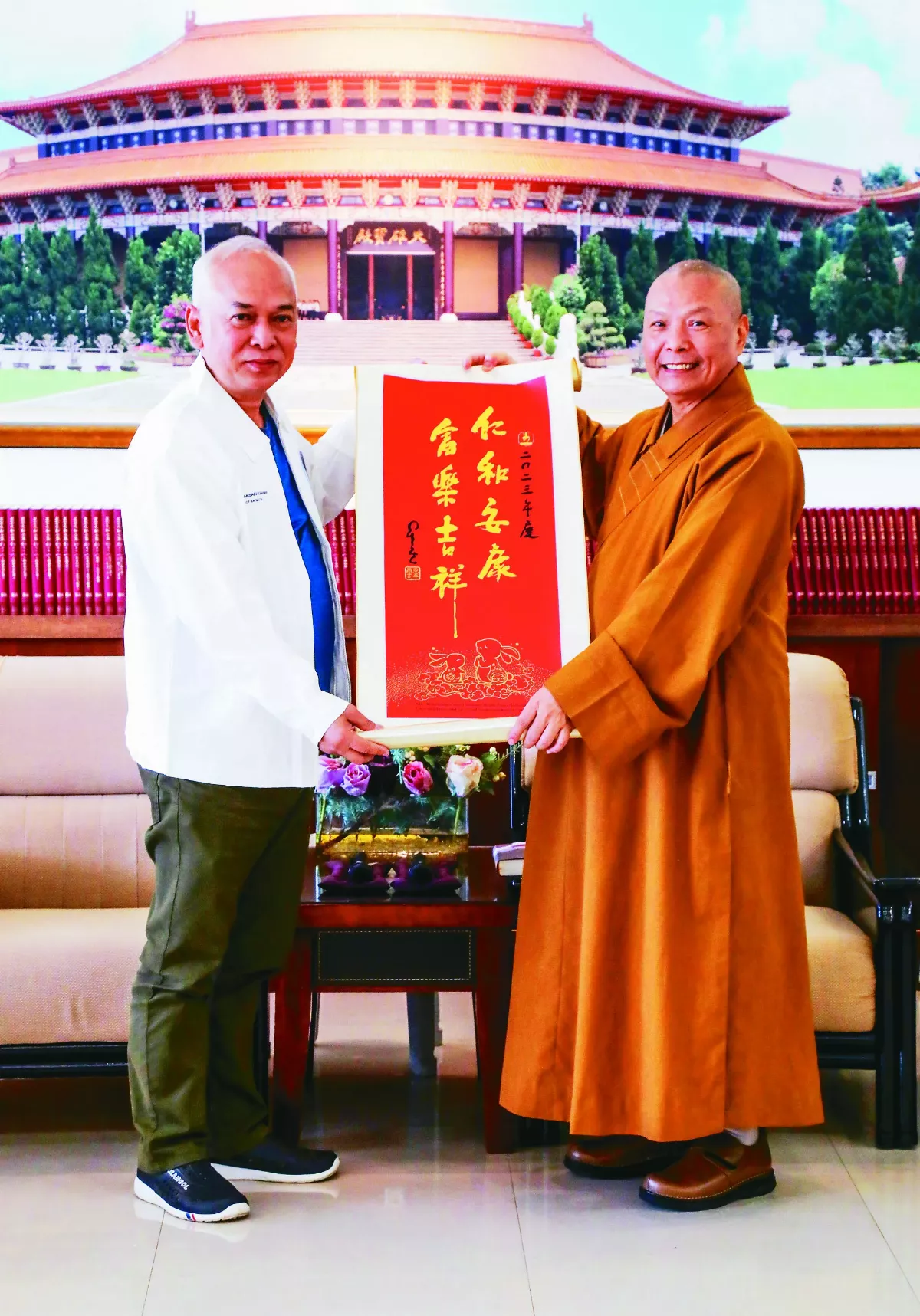 PEACE聯盟訪佛光山 談和平與環保