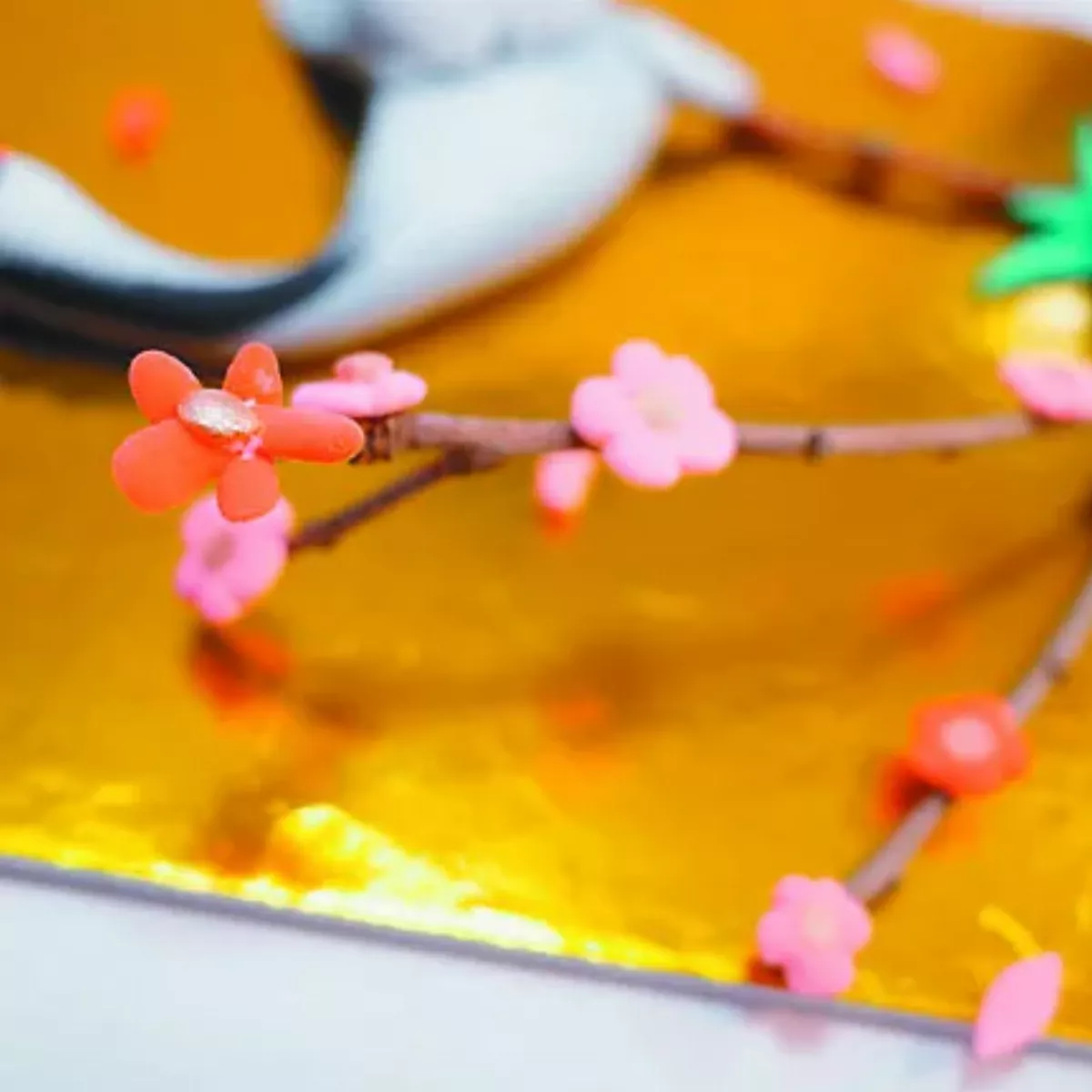 【創意黏土教室】祥鶴戲紅梅 輕黏土創作