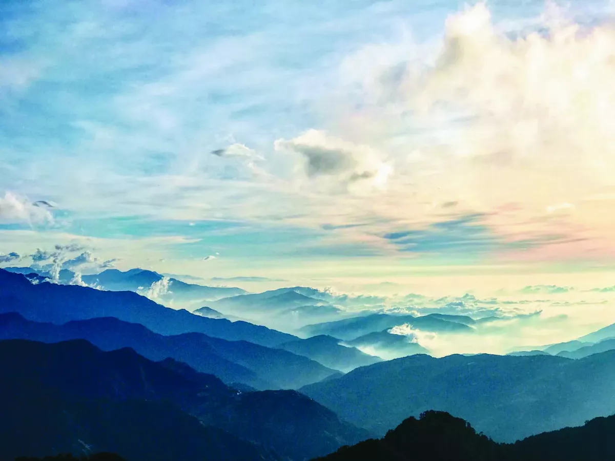 合歡群峰 雲海似潑墨