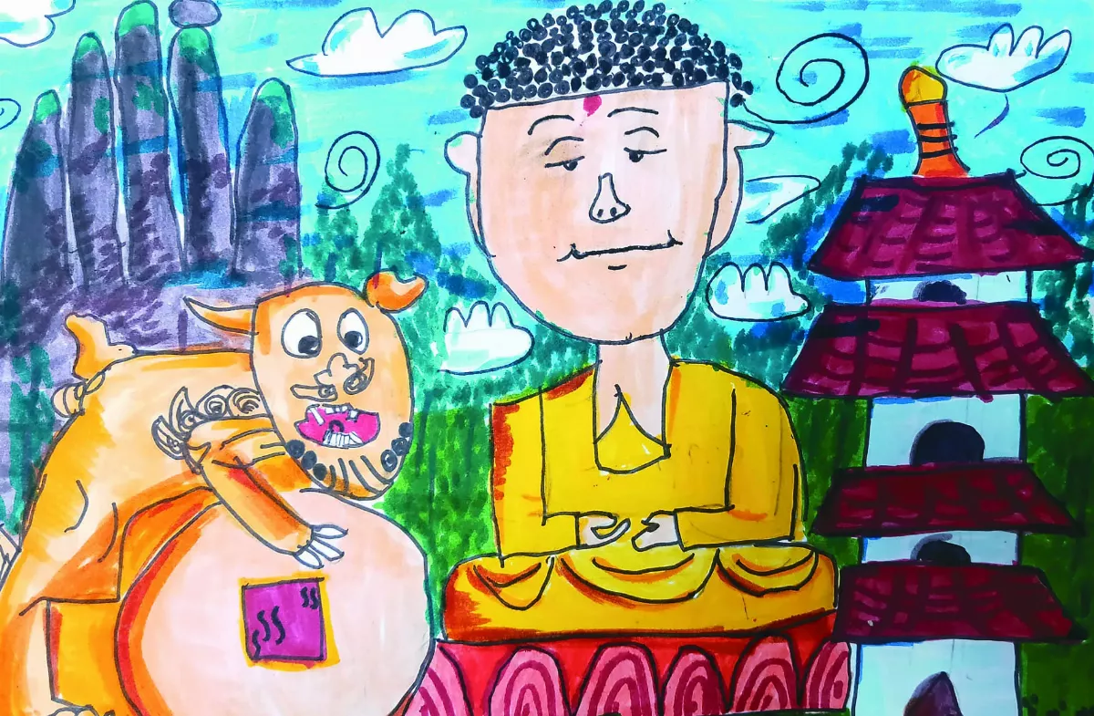 【快樂塗鴉簿】大佛 