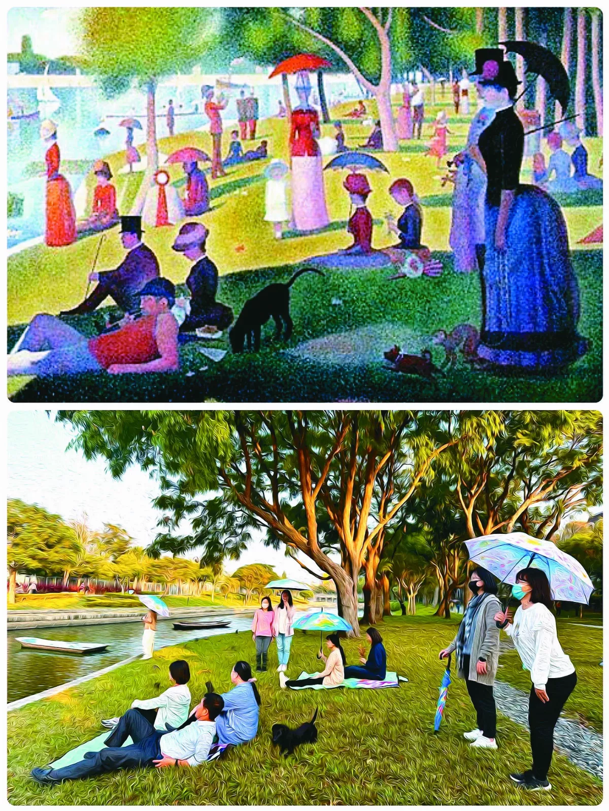 台中野餐日 重現經典名畫