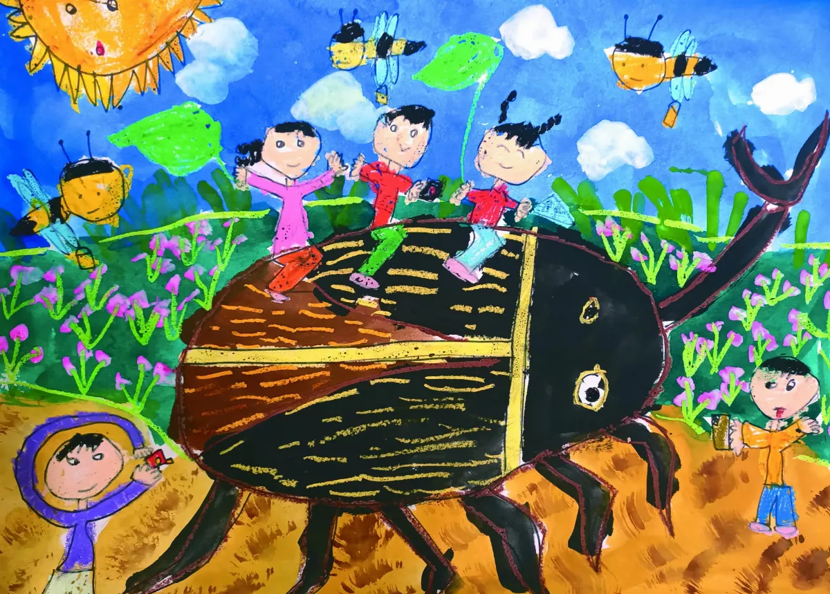 【快樂塗鴉簿】 騎甲蟲冒險 