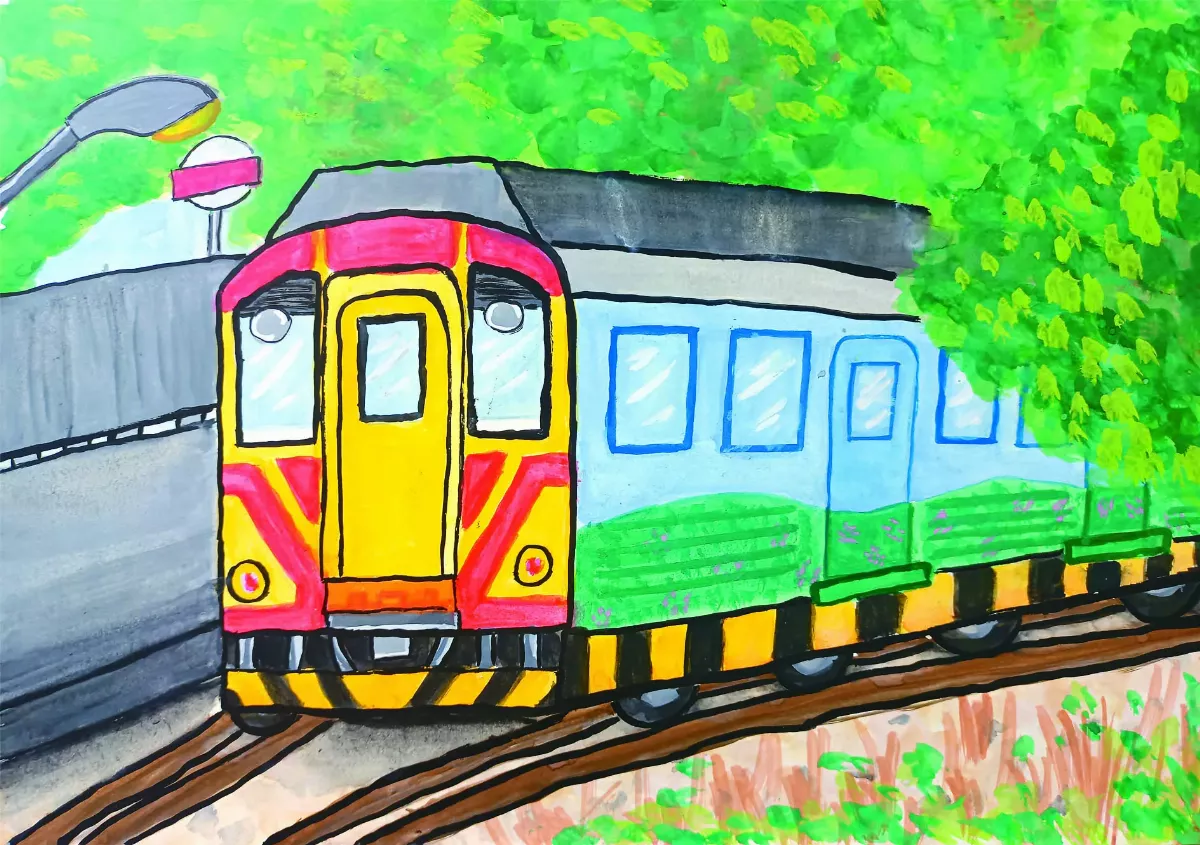 【快樂塗鴉簿】阿里山小火車 