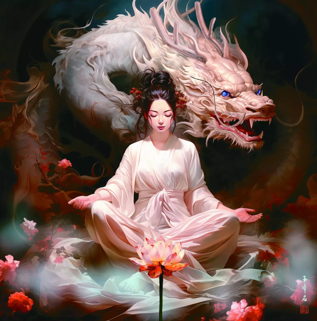 【寬鼎畫語】祥龍法喜