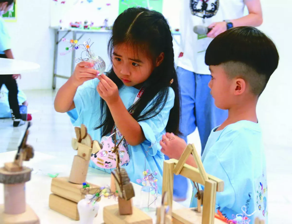 孩童辦展 敘述家鄉故事