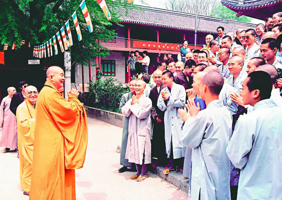追憶台灣星雲大師 首次大陸弘法探親行