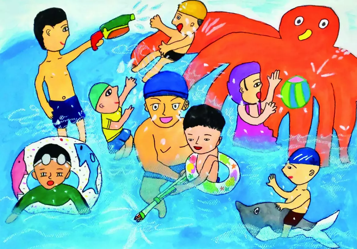 【快樂塗鴉簿】 夏日戲水趣 