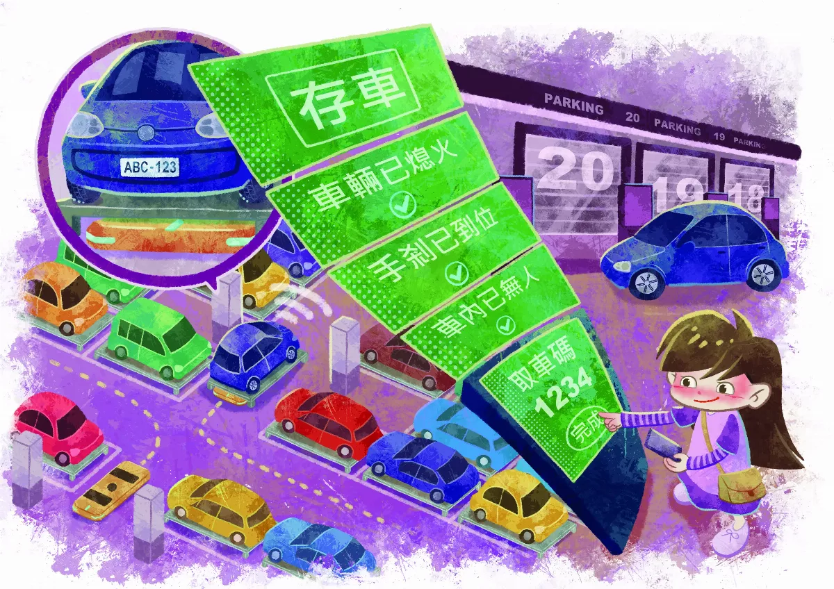 智能科技停車