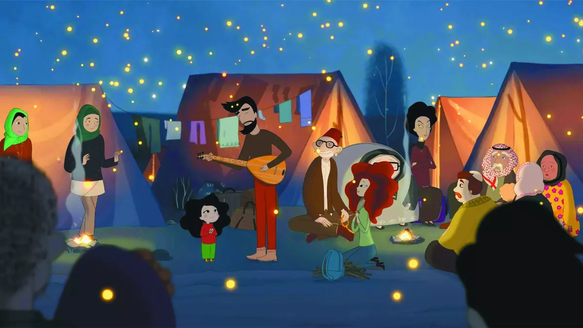 敘利亞難民童 為《魔籽公主》獻聲