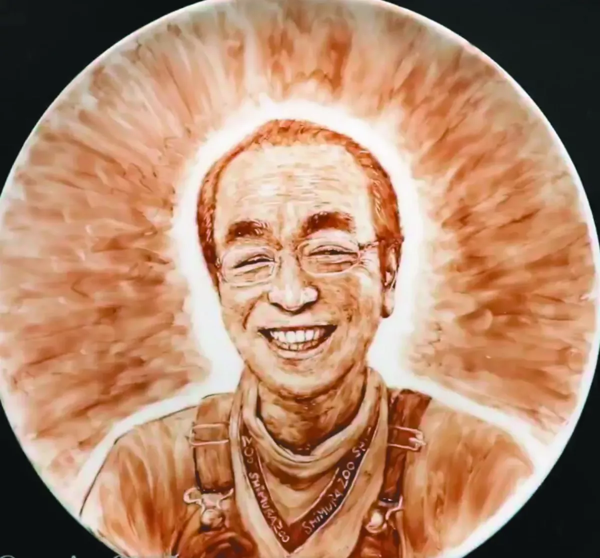 手繪巧克力肖像 傳遞幸福感