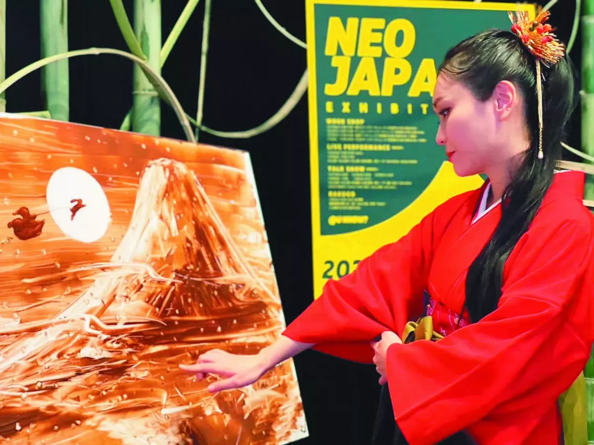手繪巧克力肖像 傳遞幸福感