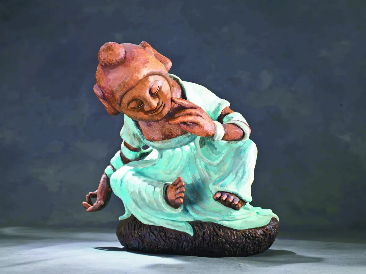 【微笑人間——連寶猜陶藝佛像展】歡喜陶佛