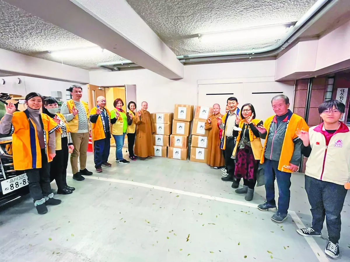 日本石川強震 佛光山馳援賑災