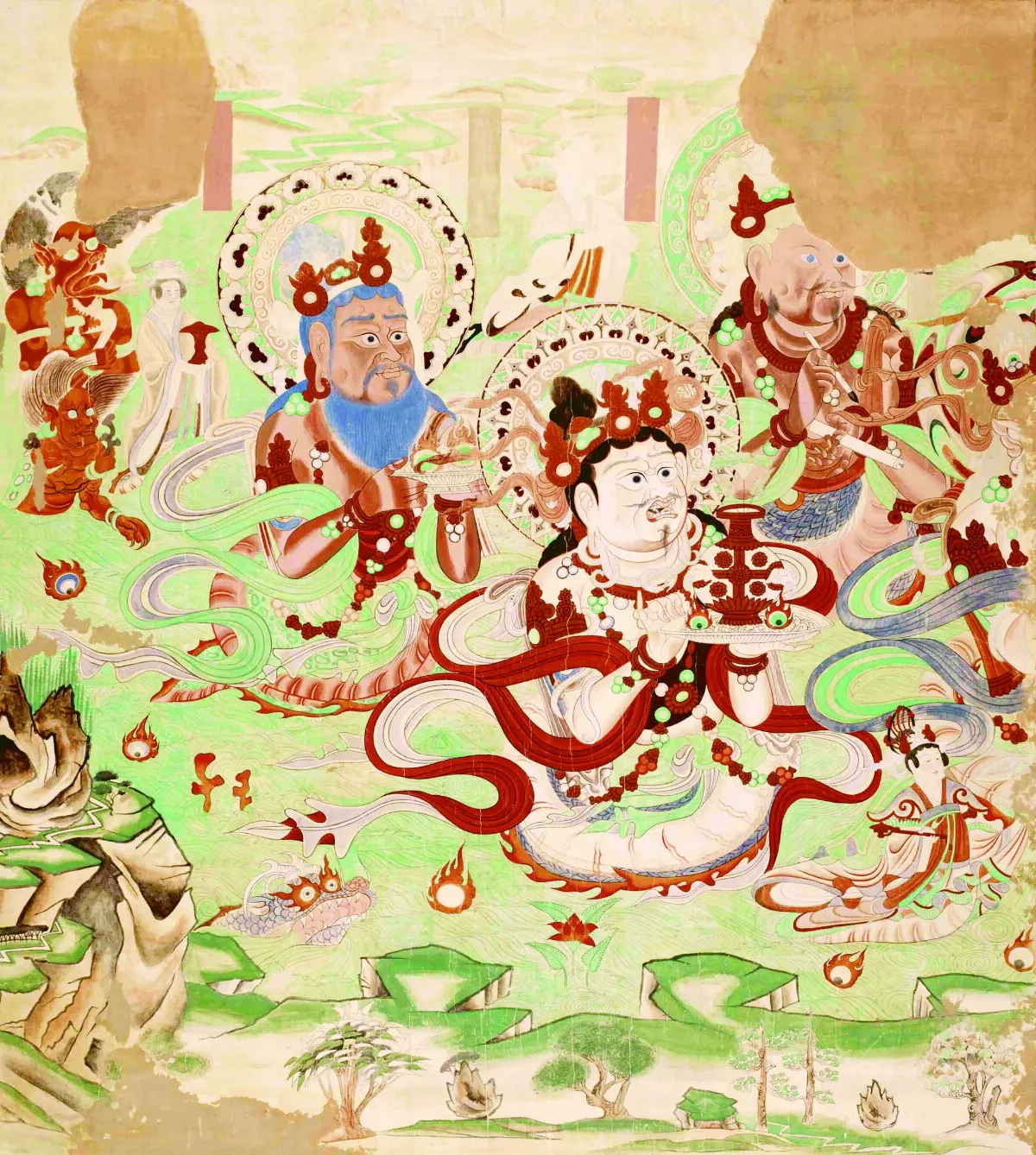 【絲路光華──敦煌石窟藝術特展】龍年專題： 敦煌壁畫中的龍