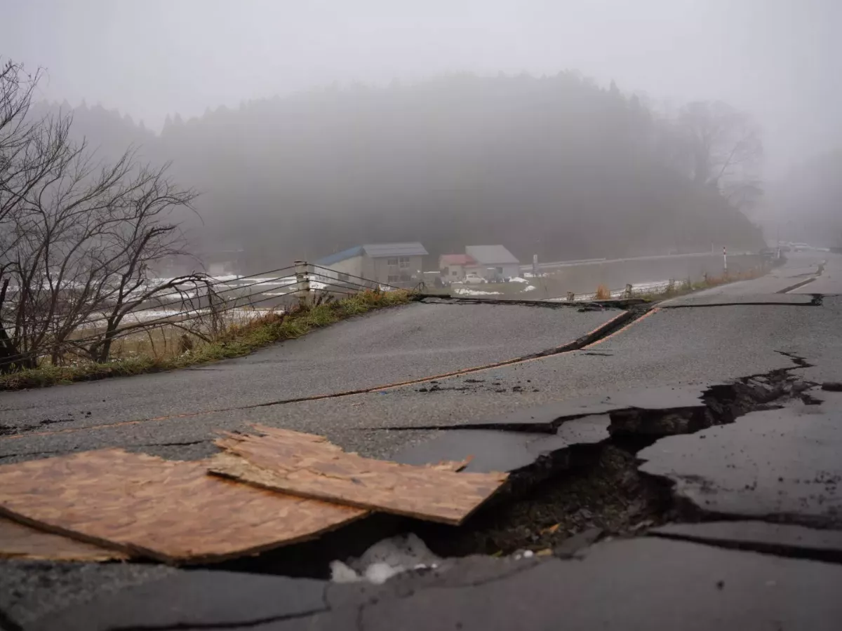 日本石川強震造成陸上孤島 凸顯空中救援重要性
