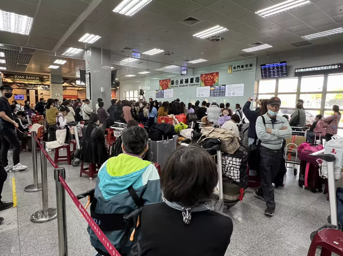 霧鎖金門 小三通與飛機都大受影響
