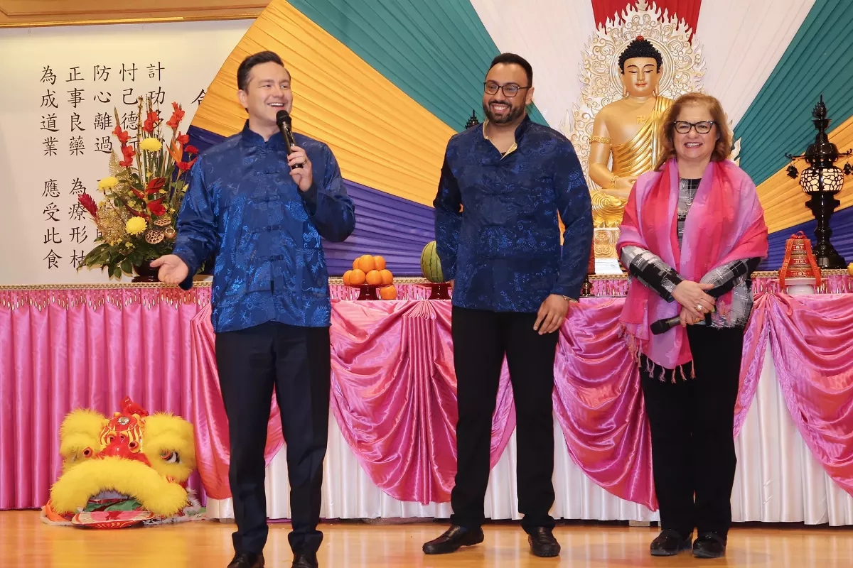Canada Conservative Leader Pierre Poilievre Visits Fo Guang Shan Toronto Celebrates Lunar New Year