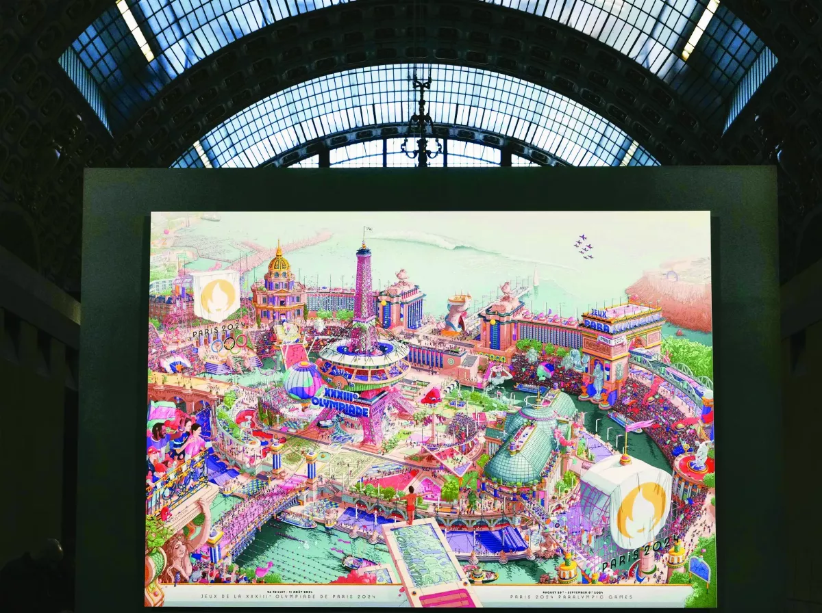 巴黎奧運海報 亮相