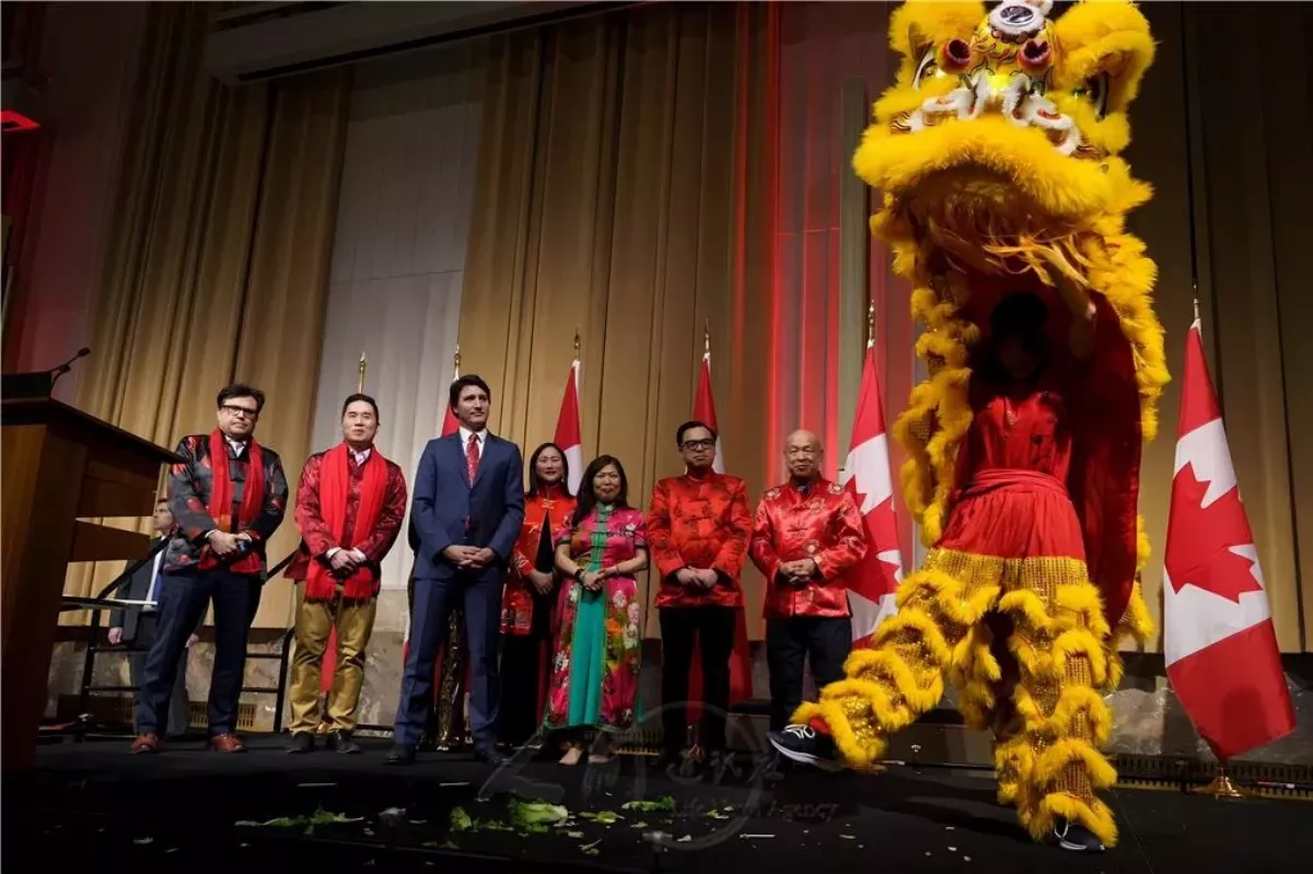 Prime Minister Justin Trudeau attended Lunar New Year celebration