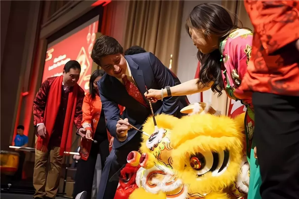 Prime Minister Justin Trudeau attended Lunar New Year celebration