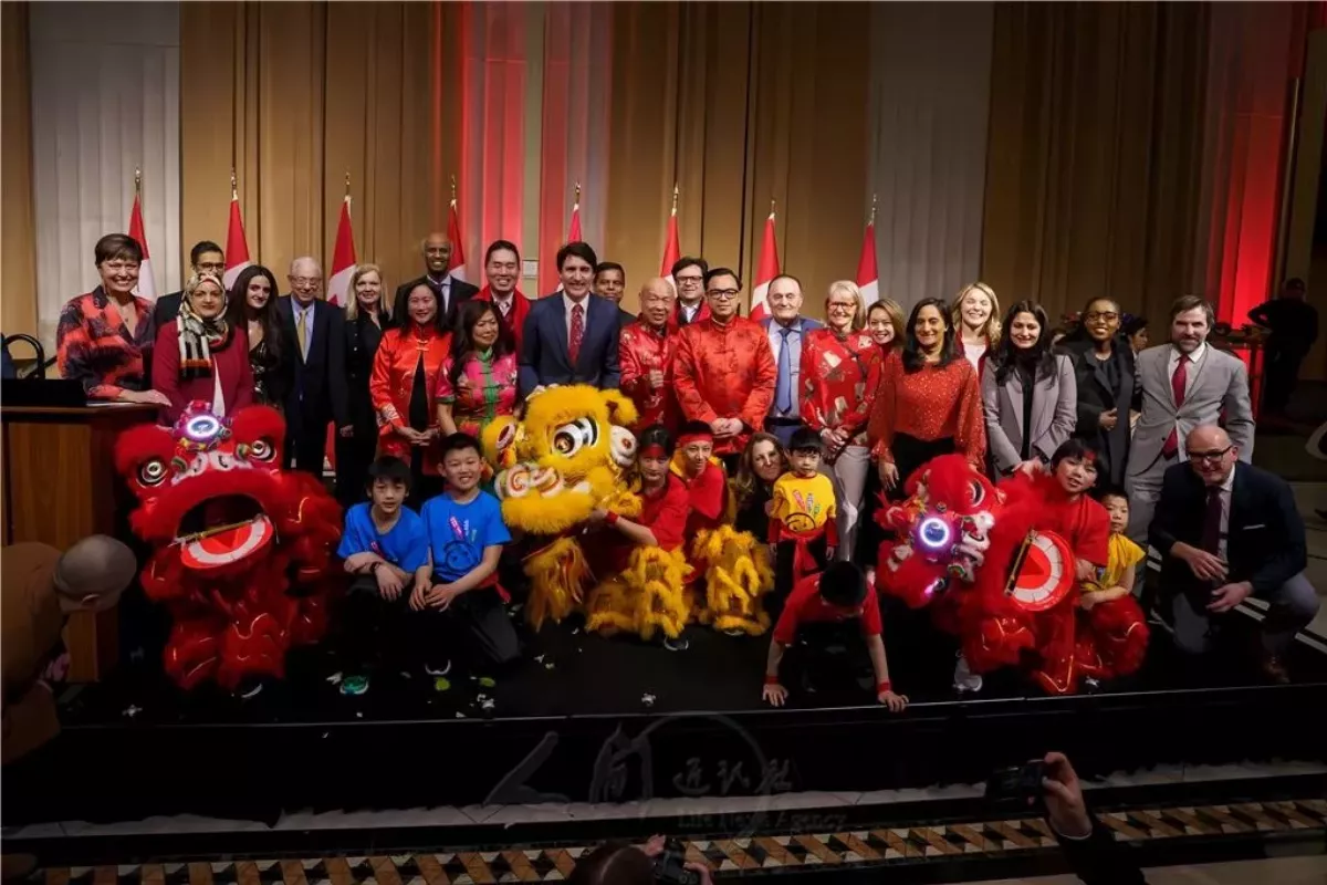 Prime Minister Justin Trudeau attended Lunar New Year celebration